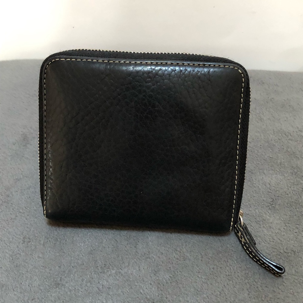 Coach  Black Pebble Leather Wallet - Picture 3 of 12